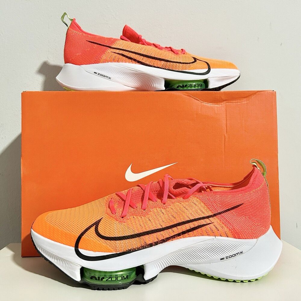Nike Air Zoom Tempo NEXT% Flyknit “Total Orange” Men’s Size 12 Running Shoes